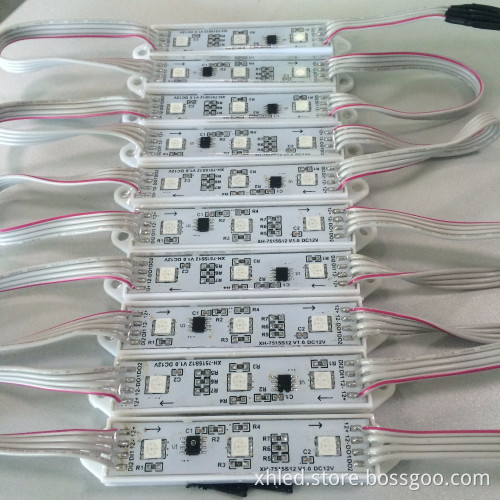 Factory Price 0.72Watt RGB Full Color IP67 Waterproof DC12V 5050 SMD LED Module